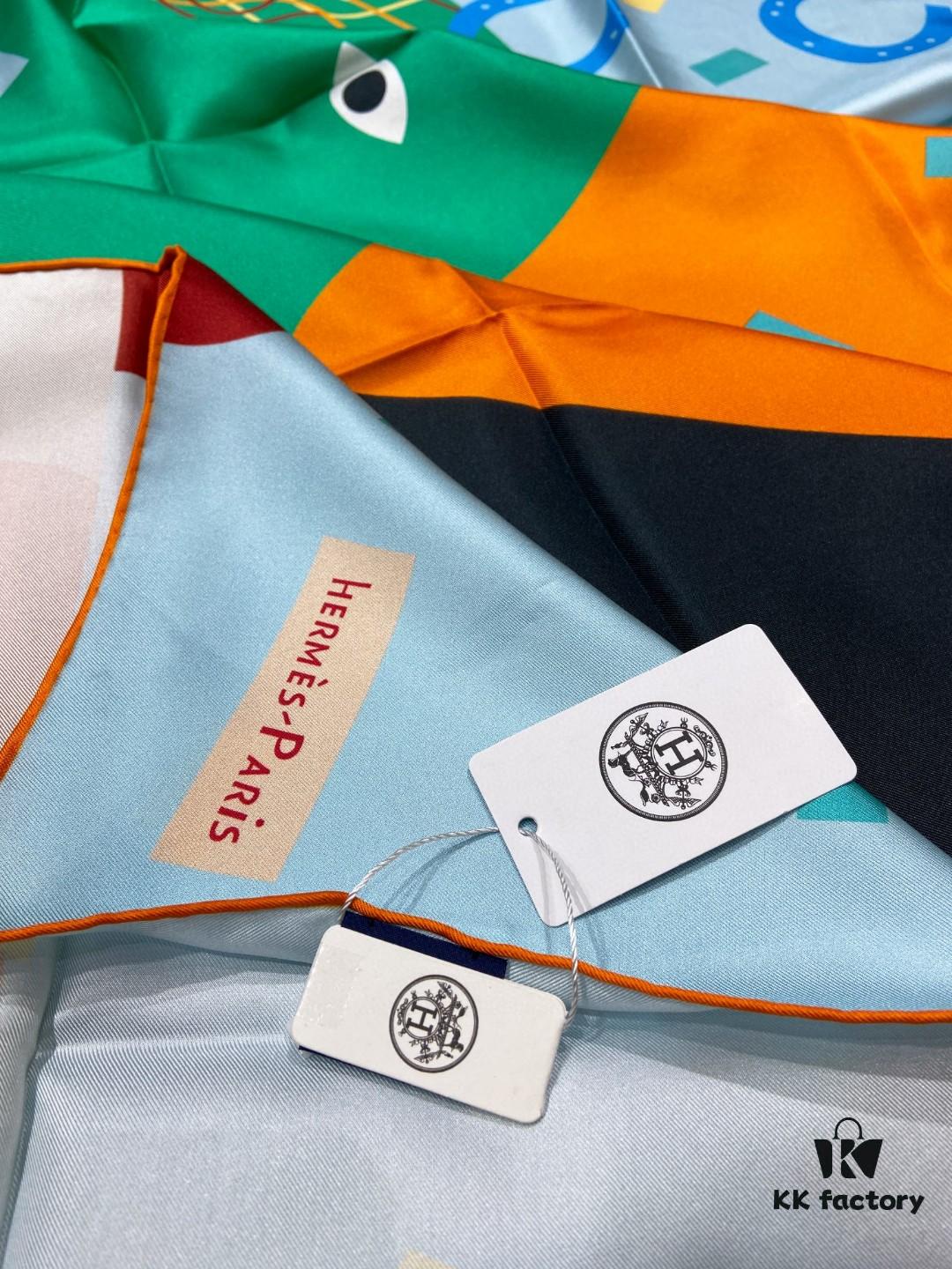 New Arrival 💫 Hermès Silk Scarf, Top-tier Craftsmanship, Exceptional Value! Recommended by All Who Bought!