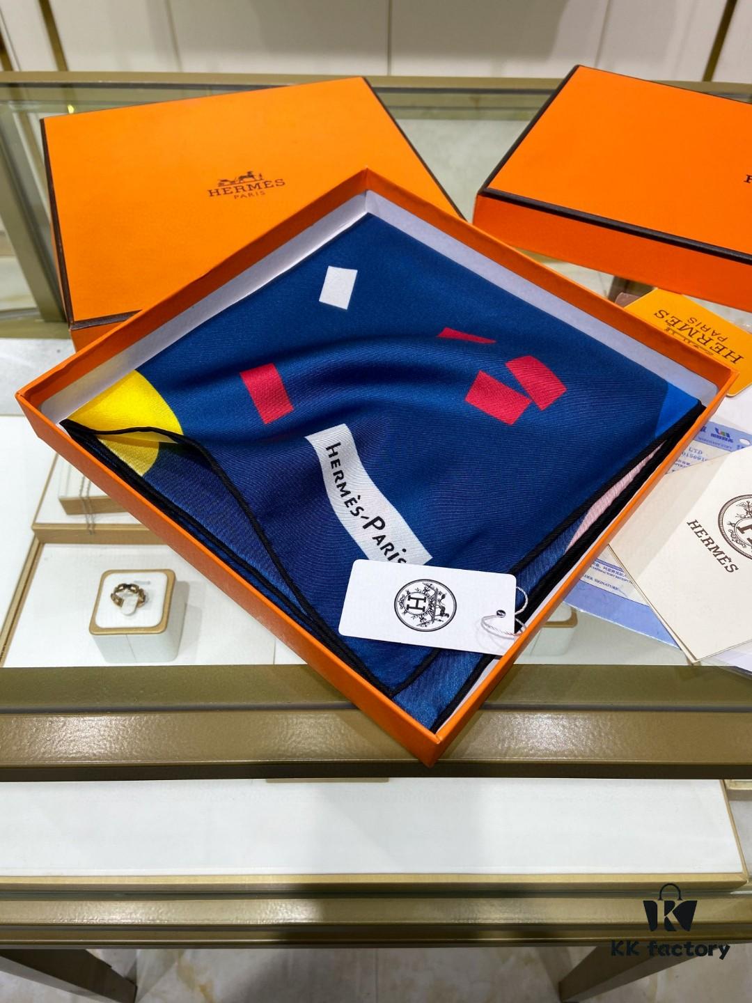 New Arrival 💫 Hermès Silk Scarf, Premium Craftsmanship, Incredible Value! Top-Quality Twill Silk, 90cm x 90cm
