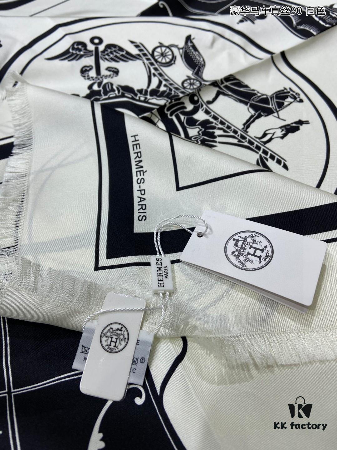6930ab236e68136f4d9acc49 Luxury Custom Horse Carriage Silk Scarf 90 - 100% Premium 18 Momme Double-Sided Satin Silk, Top Craftsmanship, High-End Fashion Accessory