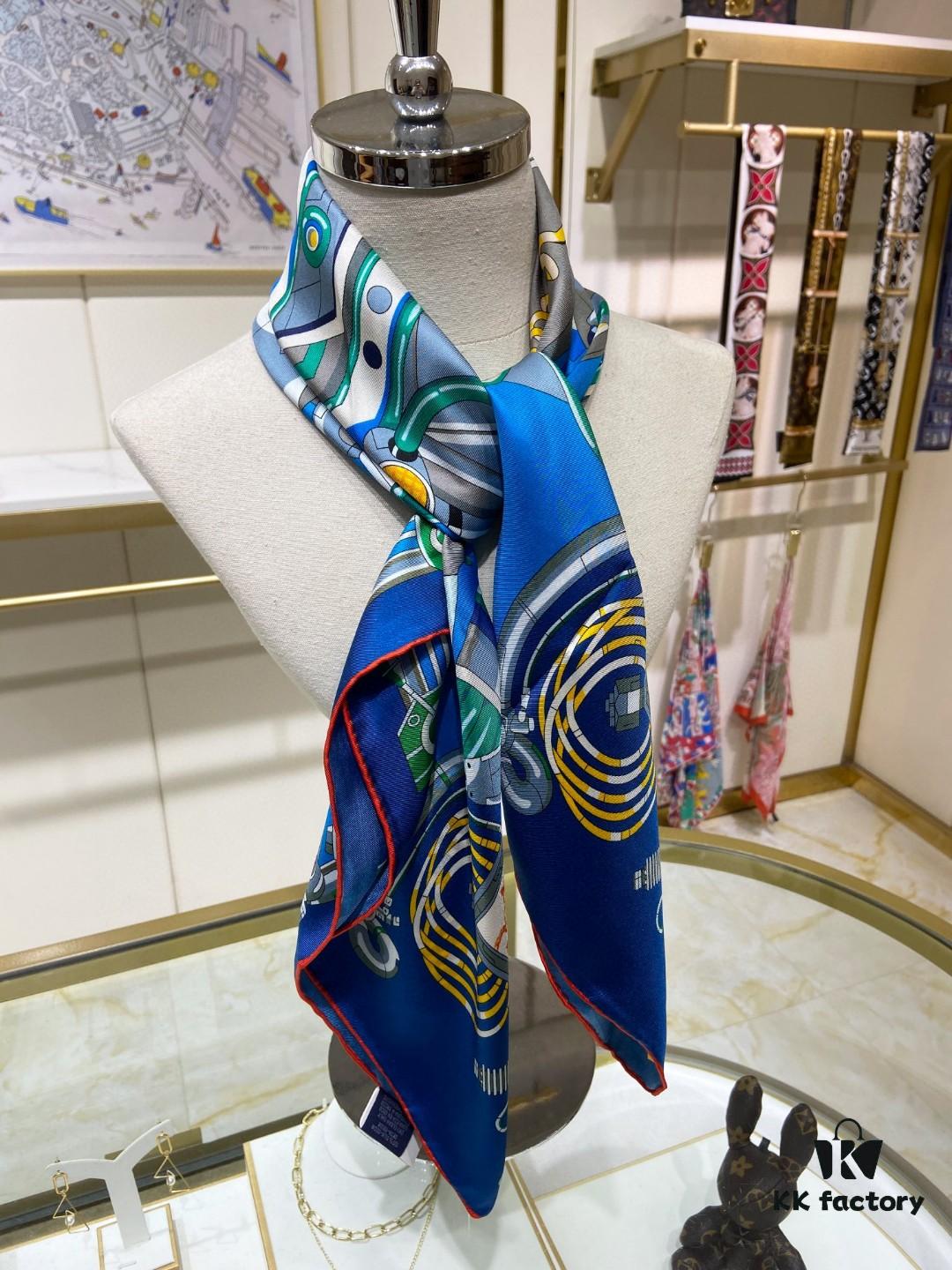 6930ab2a6e68136f4d9acc57 New Arrival 💫 Hermès-Style Single-Sided 100% Pure Silk Scarf, Top-Tier Craftsmanship, Stunning Design, 90cm x 90cm