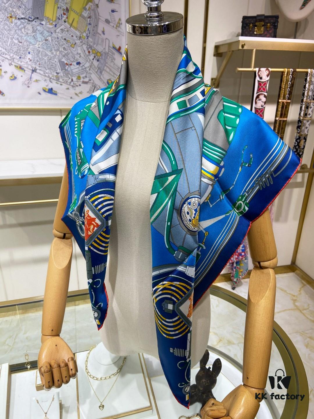 6930ab2d6e68136f4d9acc5a New Arrival 💫 Hermès-Style Single-Sided 100% Pure Silk Scarf, Top-Tier Craftsmanship, Stunning Design, 90cm x 90cm