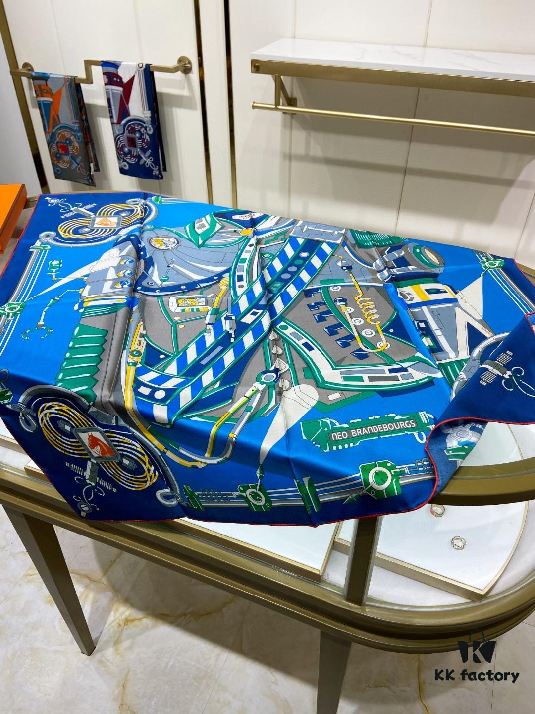 6930ab2d6e68136f4d9acc5b New Arrival 💫 Hermès-Style Single-Sided 100% Pure Silk Scarf, Top-Tier Craftsmanship, Stunning Design, 90cm x 90cm