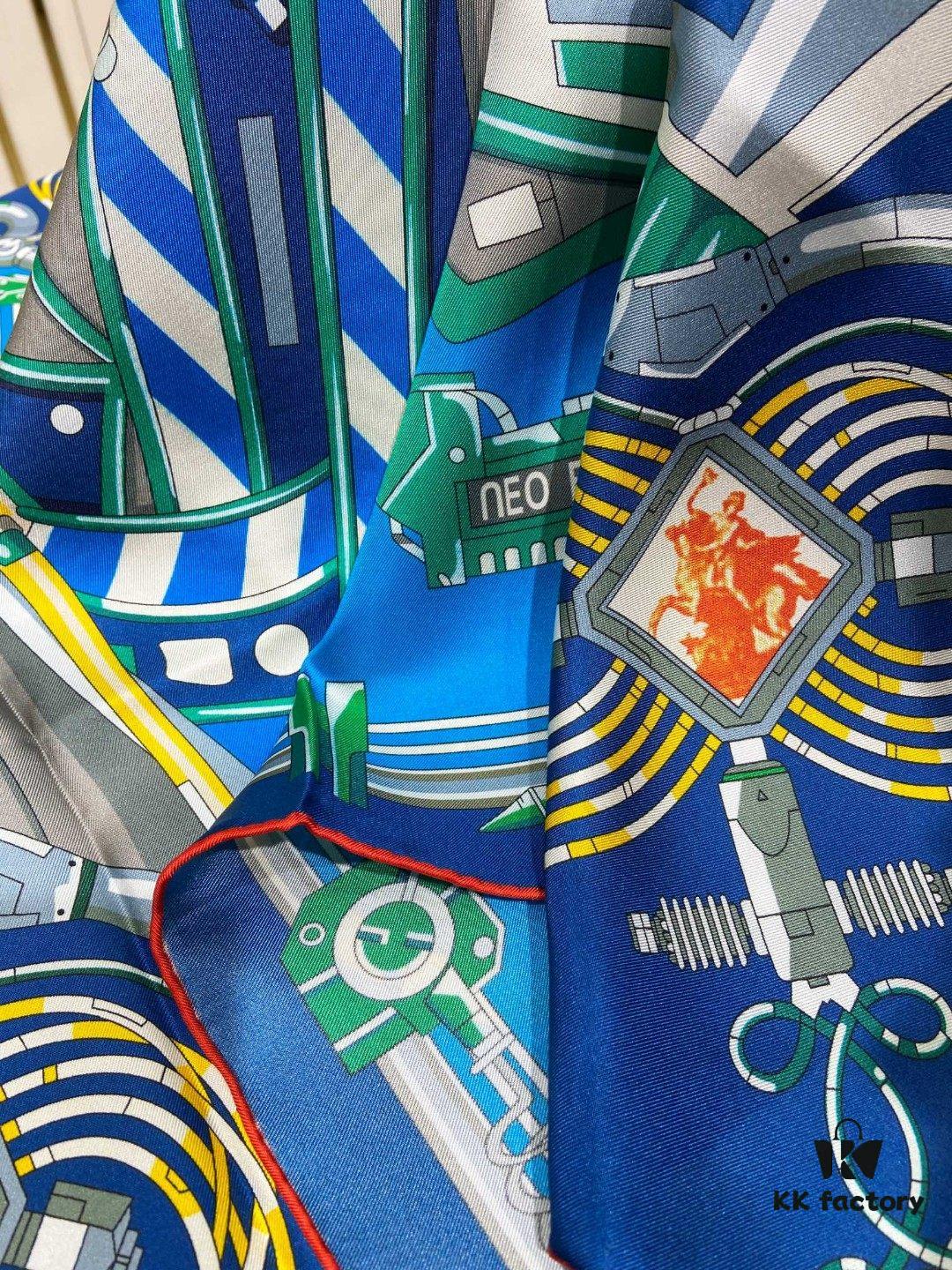 6930ab2f6e68136f4d9acc5f New Arrival 💫 Hermès-Style Single-Sided 100% Pure Silk Scarf, Top-Tier Craftsmanship, Stunning Design, 90cm x 90cm