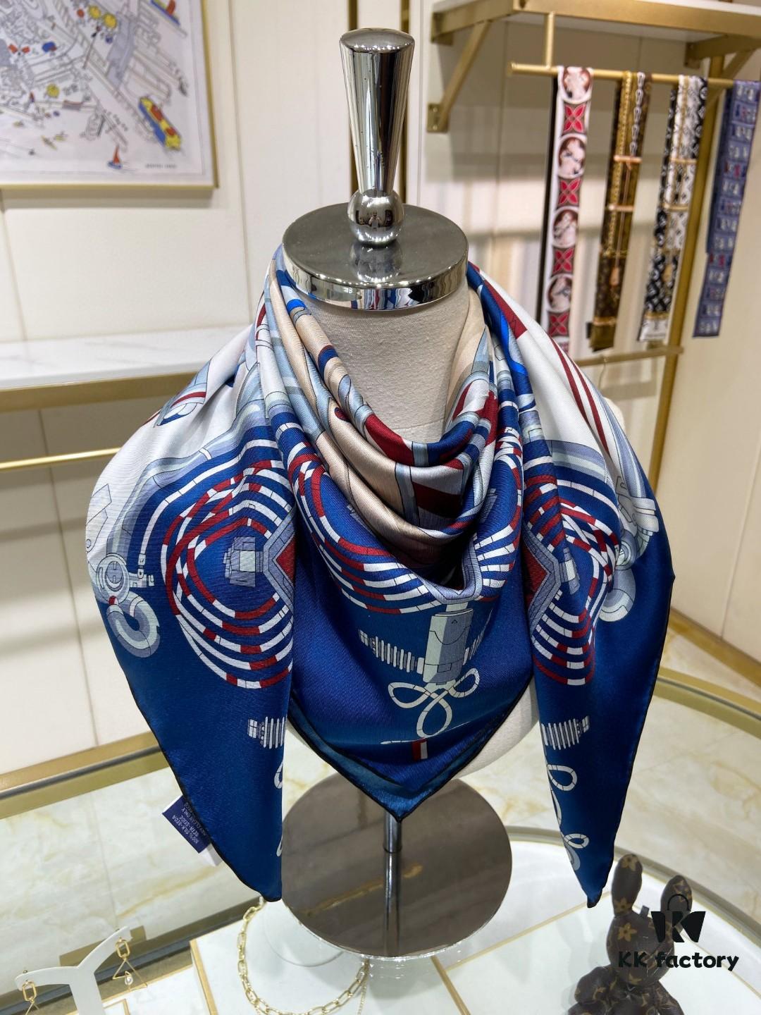 6930ab336e68136f4d9acc65 New Arrival💫 Hermès-Style Single-Sided 100% Premium Silk Square Scarf, 90cm x 90cm, Exquisite Craftsmanship, Highly Recommended!