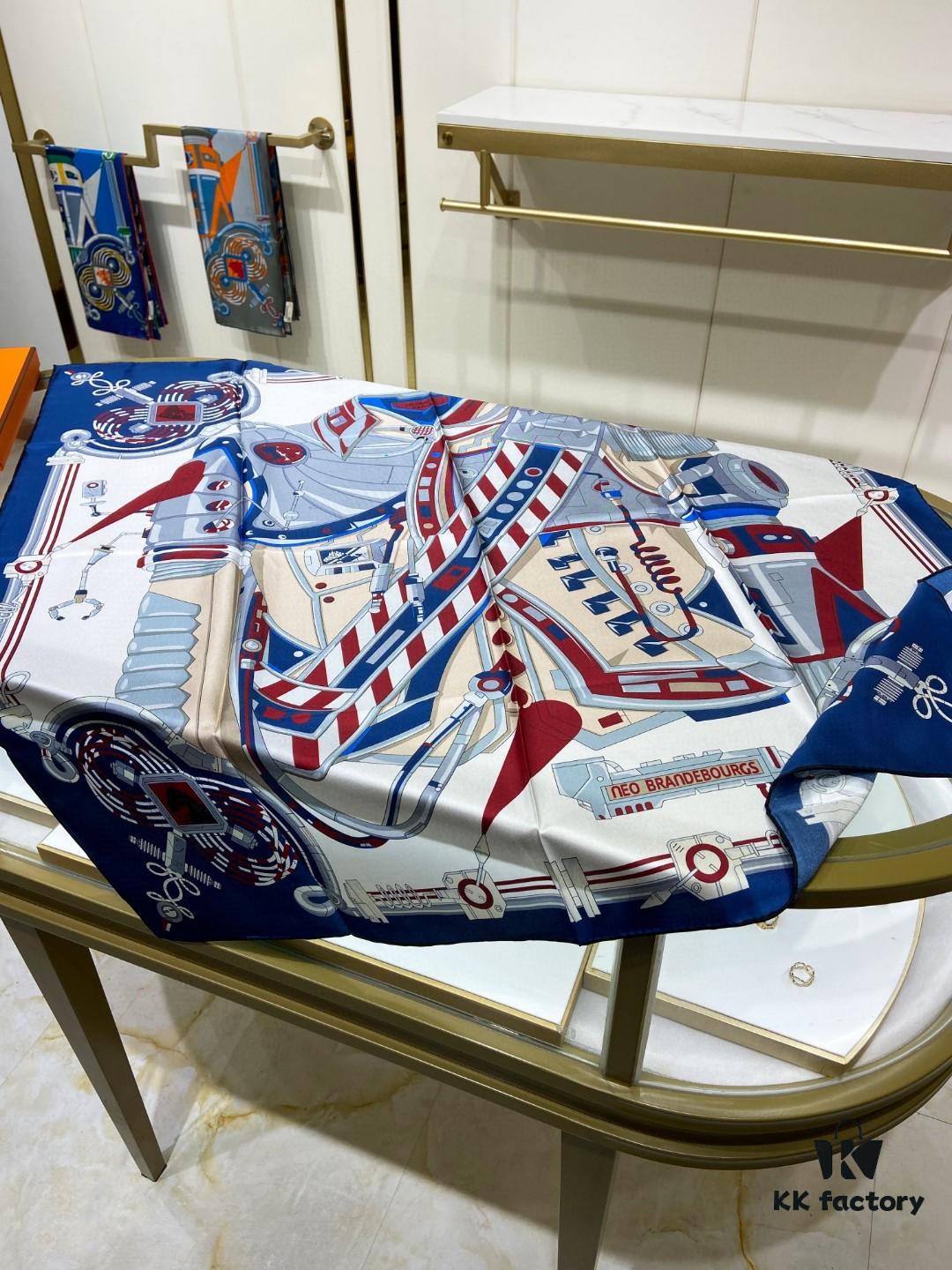 6930ab336e68136f4d9acc67 New Arrival💫 Hermès-Style Single-Sided 100% Premium Silk Square Scarf, 90cm x 90cm, Exquisite Craftsmanship, Highly Recommended!