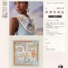 Luxury Custom Made Modern Era Double-Sided Solid Color 90% Silk Scarf