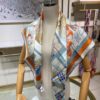 Luxury Custom Made Modern Era Double-Sided Solid Color 90% Silk Scarf