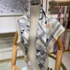 Luxury Custom Made Modern Era Double-Sided Solid Color 90 Silk Scarf