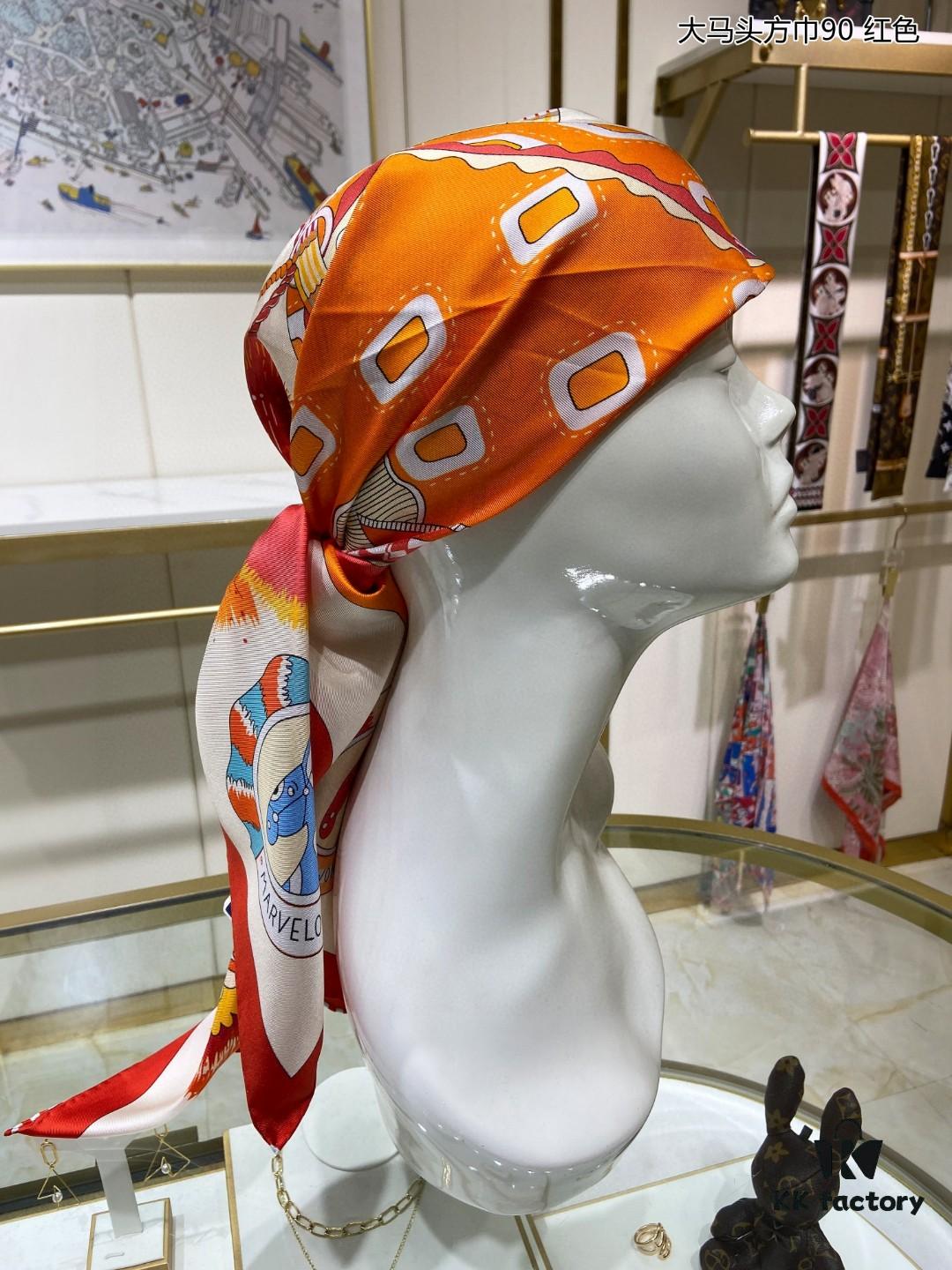 6930ab3f6e68136f4d9acc80 New Arrival💫 Beautiful Silk Scarf 90cm - Top-Quality Twill Silk, Premium Craftsmanship, Highly Recommended!