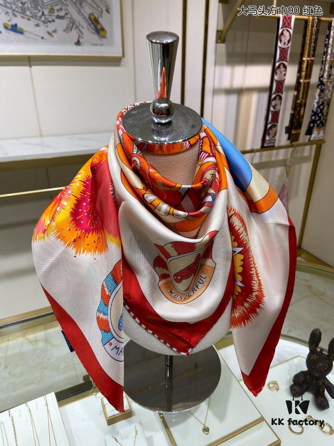 6930ab3f6e68136f4d9acc81 New Arrival💫 Beautiful Silk Scarf 90cm - Top-Quality Twill Silk, Premium Craftsmanship, Highly Recommended!