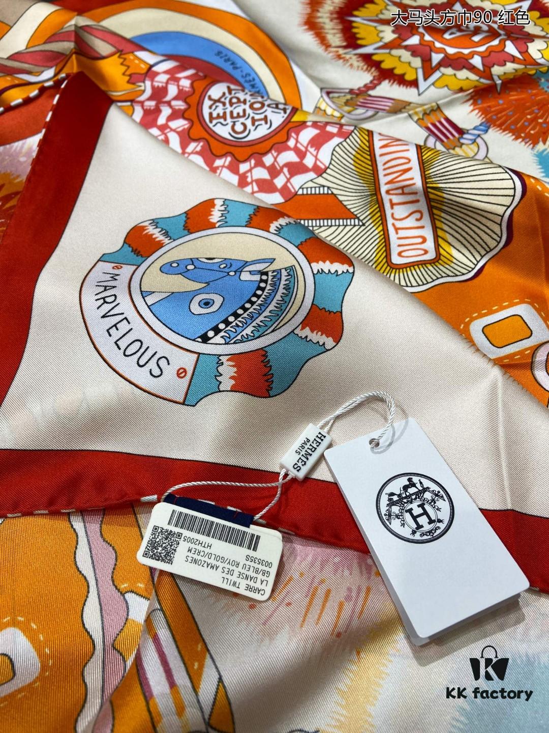 6930ab416e68136f4d9acc83 New Arrival💫 Beautiful Silk Scarf 90cm - Top-Quality Twill Silk, Premium Craftsmanship, Highly Recommended!