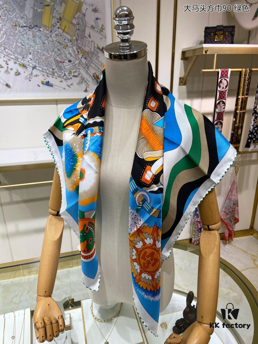 6930ab446e68136f4d9acc8b New Arrival 💫 Silk Scarf 'Malaysian Head Square 90' – Luxurious 100% Twill Silk, 90cm x 90cm, Top-Tier Craftsmanship, Highly Recommended!