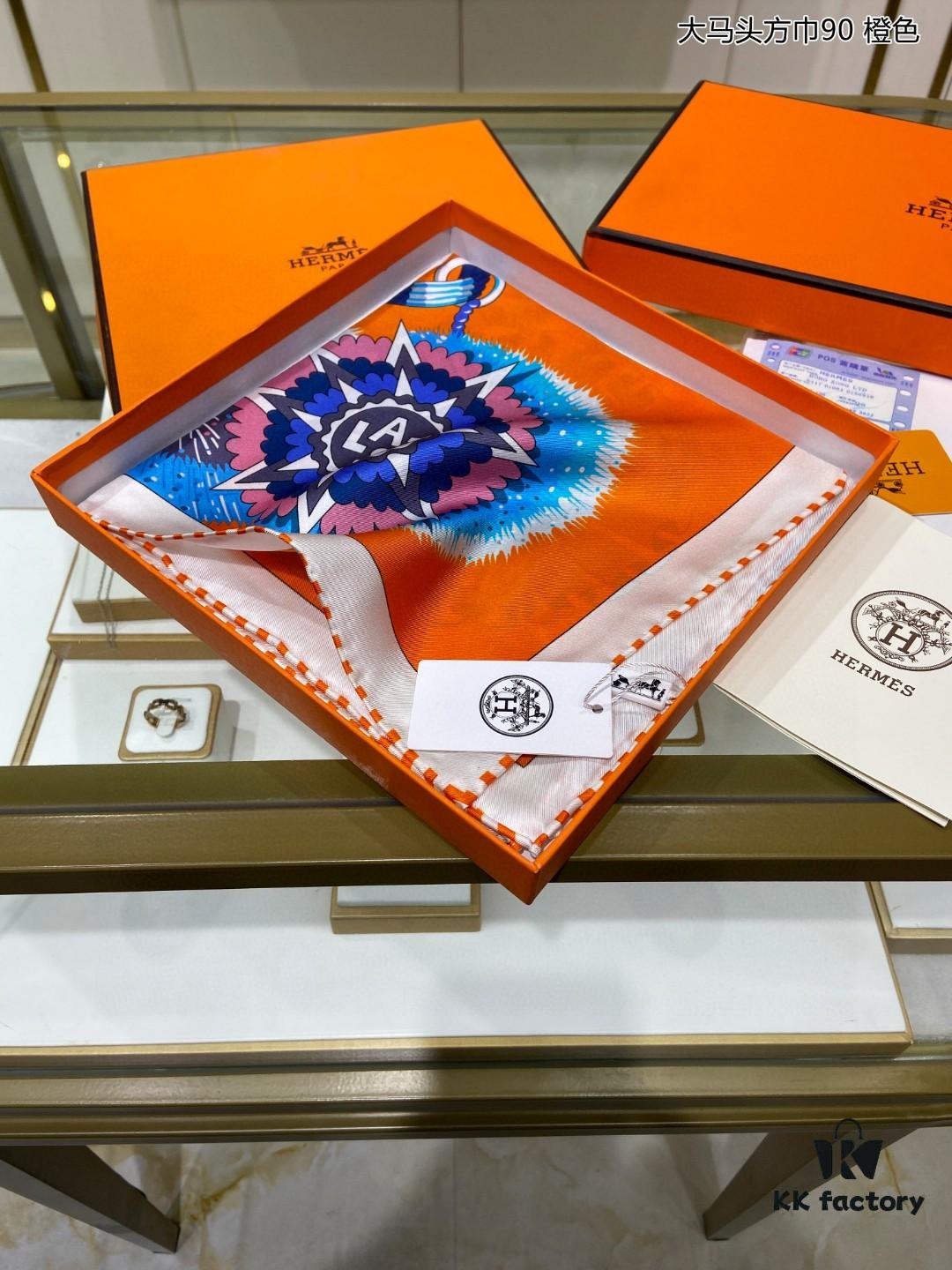 6930ab486e68136f4d9acc90 New Arrival 💫 Silk Scarf 'Large Horse Head Square Scarf 90' – 100% Premium Twill Silk, 90cm x 90cm, Top-Tier Craftsmanship, Highly Recommended!