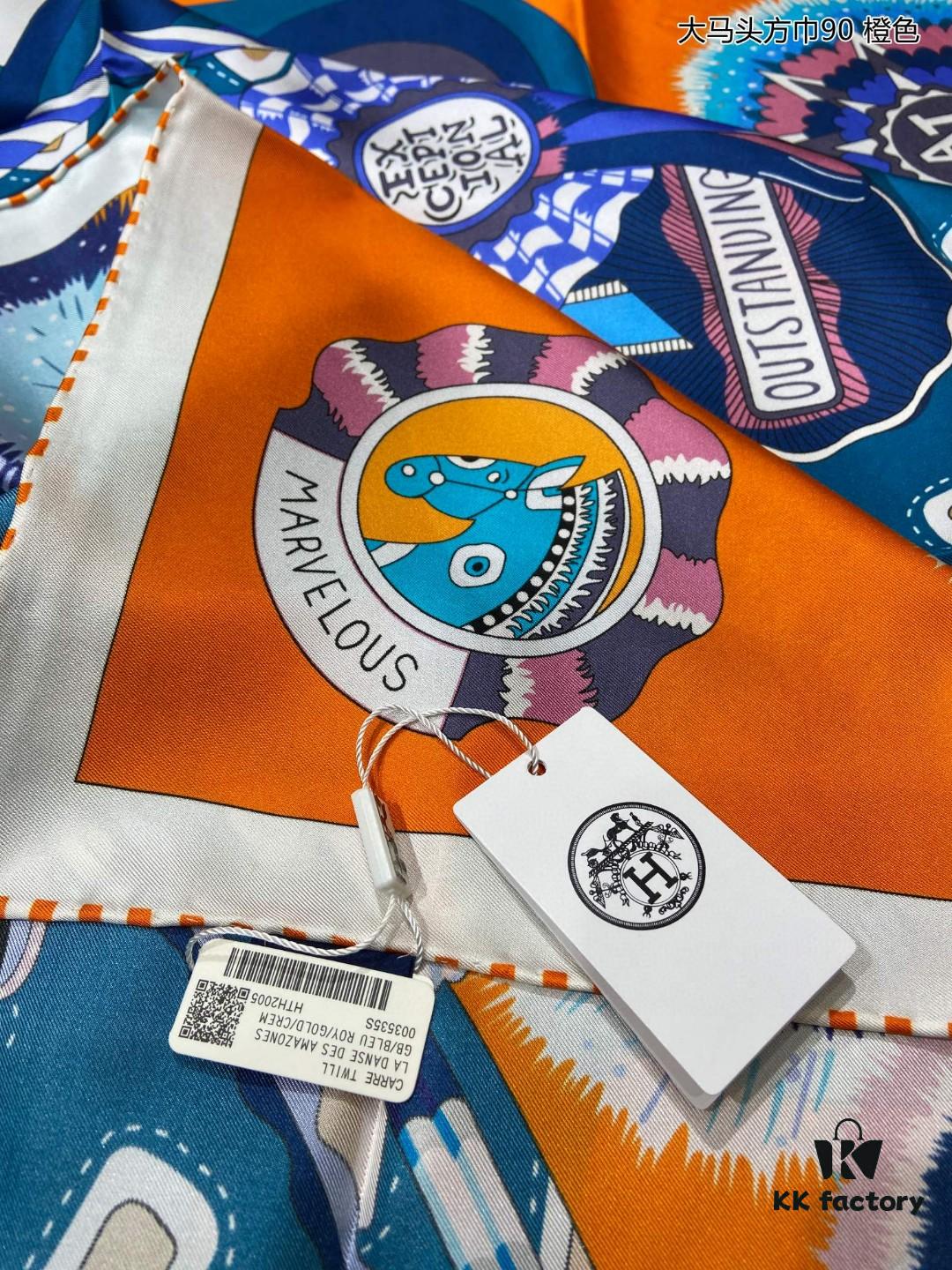 6930ab4b6e68136f4d9acc96 New Arrival 💫 Silk Scarf 'Large Horse Head Square Scarf 90' – 100% Premium Twill Silk, 90cm x 90cm, Top-Tier Craftsmanship, Highly Recommended!