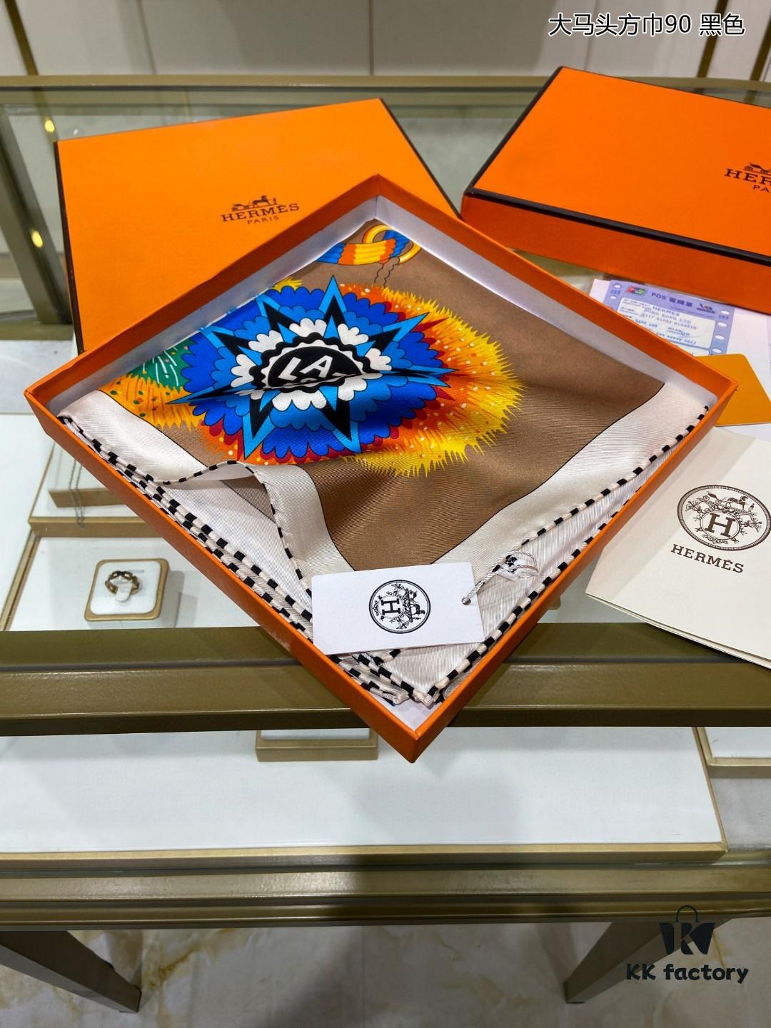6930ab4c6e68136f4d9acc9a New Arrival 💫 Silk Scarf 'Malaysian Head Square 90' – Luxurious 100% Twill Silk, 90cm x 90cm, Top-Tier Craftsmanship, Highly Recommended!