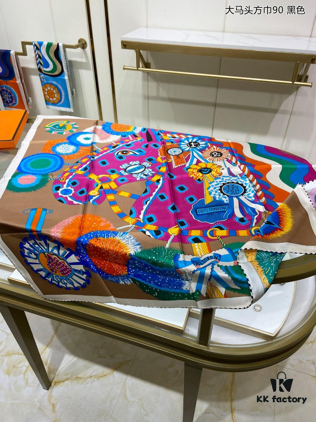 6930ab4f6e68136f4d9acc9e New Arrival 💫 Silk Scarf 'Malaysian Head Square 90' – Luxurious 100% Twill Silk, 90cm x 90cm, Top-Tier Craftsmanship, Highly Recommended!