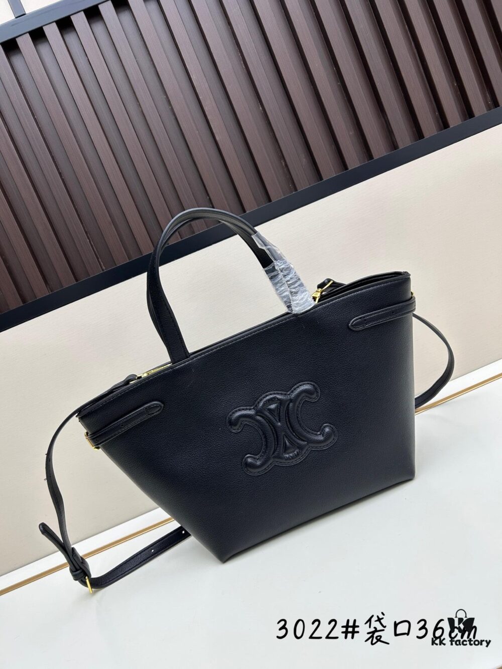 6930ab506e68136f4d9acca0 Celine Arc de Triomphe Tote Bag with Archway Gold Buckle