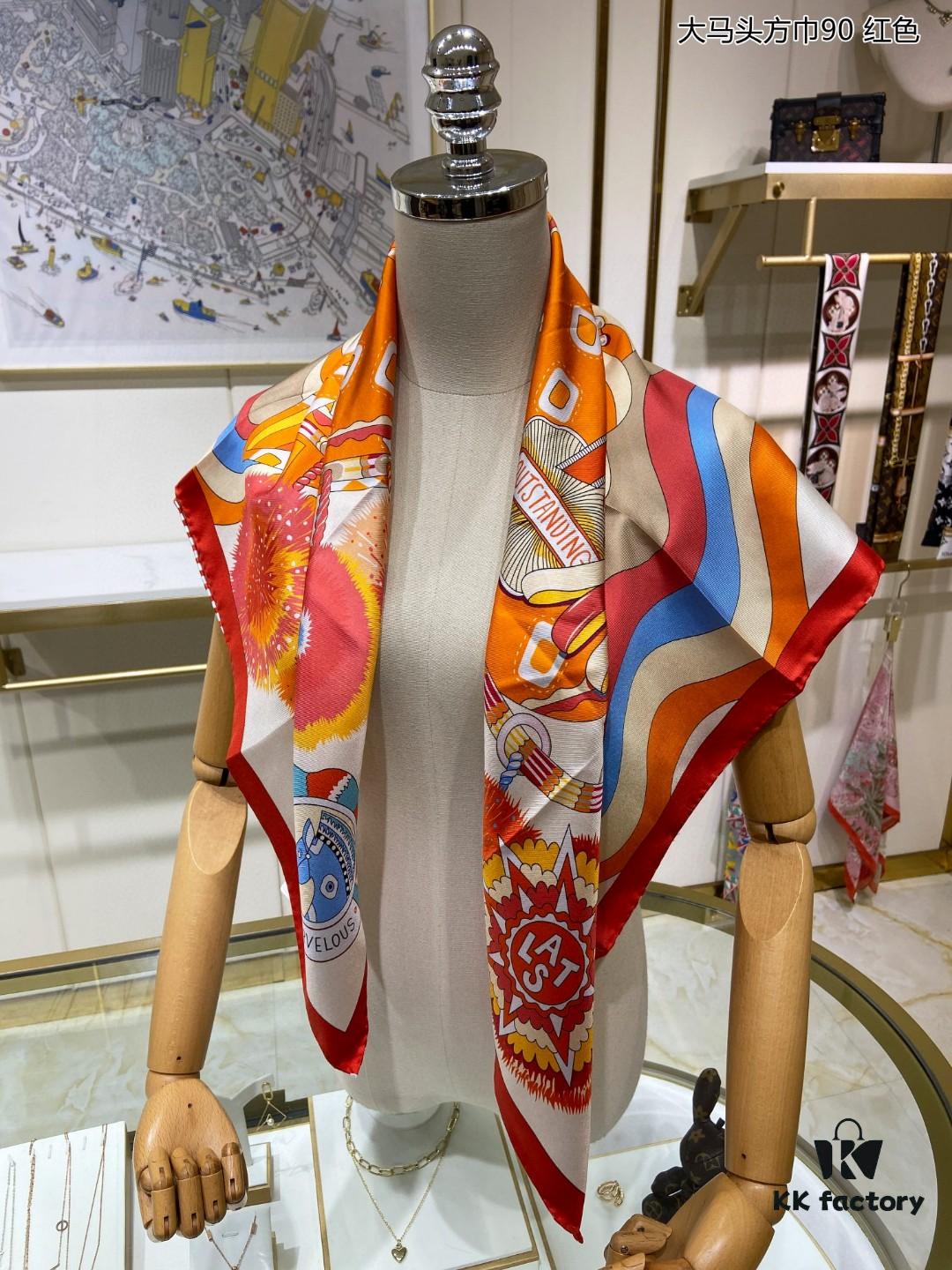 6930ab5f6e68136f4d9accb9 New Arrival💫 Beautiful Silk Scarf 90cm - Top-Quality Twill Silk, Premium Craftsmanship, Highly Recommended!