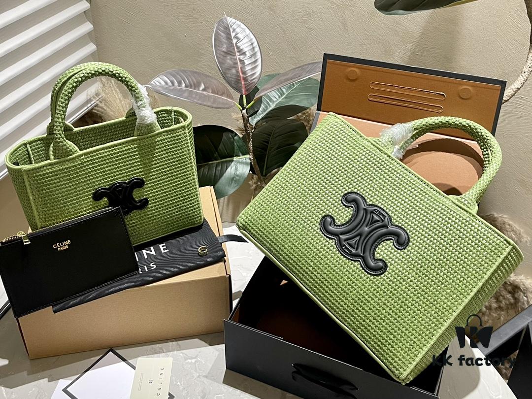 6930ab736e68136f4d9accd8 Celine Wicker Tote Bag 'Vegetable Basket' - Handwoven Raffia Beach Bag for Vacation Photography