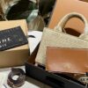 6930ab7a6e68136f4d9acce6 Celine Wicker Tote Bag, Raffia Handbag for Vacation Photography, Inspired by Celine