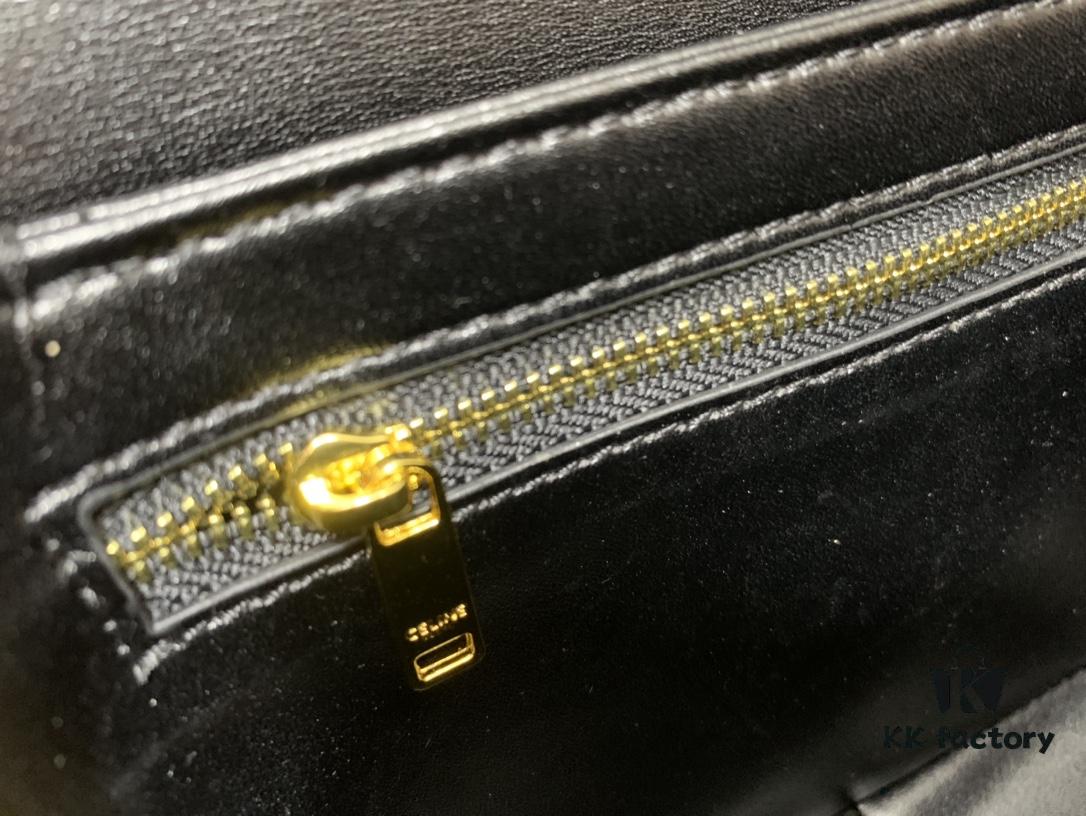 6930ab8f6e68136f4d9acd11 Celine Triomphe Hand-Rubbed Calfskin Shoulder Bag