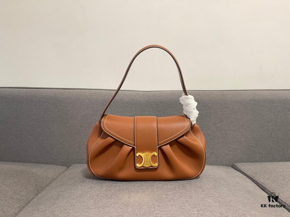 6930aba46e68136f4d9acd37 Top-Grade Cowhide CELINE New Arrival POLLY Bag