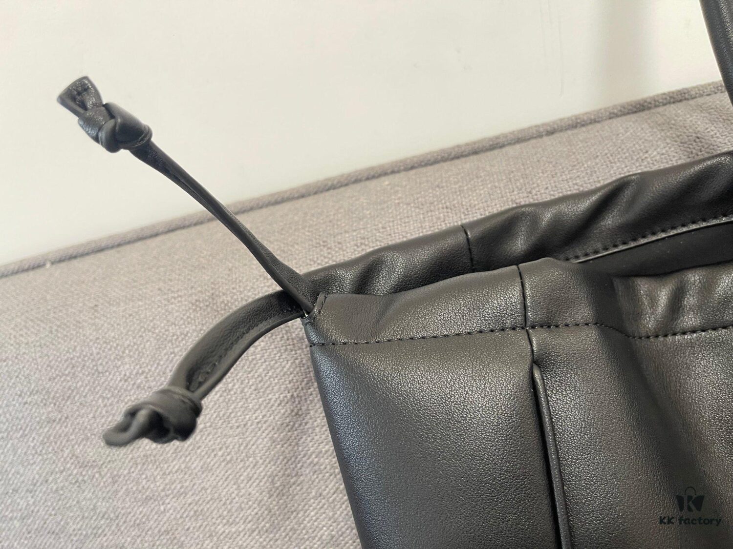 6930abb36e68136f4d9acd50 CELINE CABAS TRIOMPHE Large Drawstring Tote Bag in Soft Leather