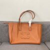 6930abb76e68136f4d9acd53 CELINE CABAS TRIOMPHE Large Drawstring Tote Bag in Soft Leather