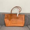 6930abb76e68136f4d9acd54 CELINE CABAS TRIOMPHE Large Drawstring Tote Bag in Soft Leather