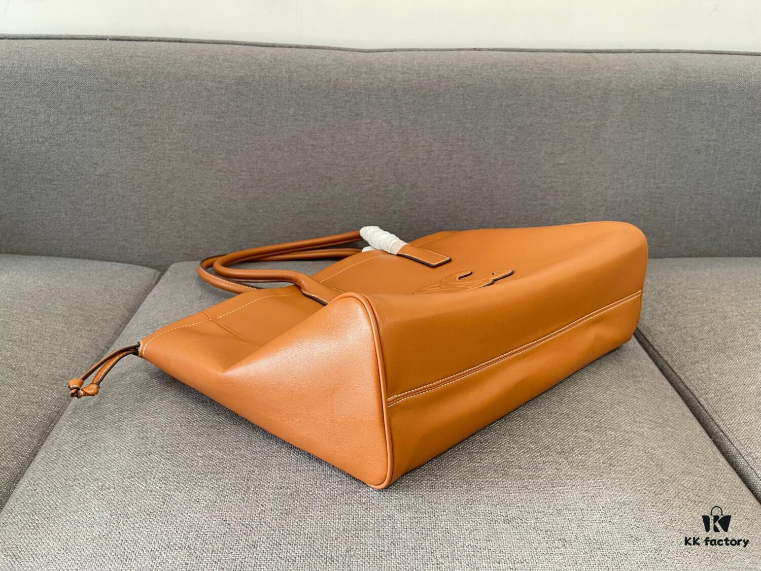 6930abb86e68136f4d9acd59 CELINE CABAS TRIOMPHE Large Drawstring Tote Bag in Soft Leather