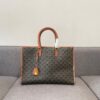 6930abbb6e68136f4d9acd5c Large CELENE TRIOMPHE Spring Horizontal CABAS Tote Bag, Versatile Classic Triumph Monogram Series, Stylish and Durable Calfskin & PVC Tote, Must-Have for Fashion Enthusiasts