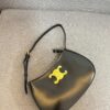 6930abf06e68136f4d9acdb7 CELINE Arc de Triomphe TILLY Signature Print Leather Handbag TRIOMPHE Canvas, Cowhide Leather Trim, Lambskin Lining, Gold-Tone Hardware, Sling or Crossbody Wear, Zip Closure, One Main Compartment, One Interior Flat Pocket, Adjustable Strap - Model No. 4233#, Size: 22cm