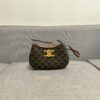 6930abf66e68136f4d9acdbe CELINE Triumph Arch TILLY Logo-Print Leather Handbag