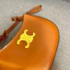 6930abfc6e68136f4d9acdc7 CELINE Triumph Arch TILLY Logo-Print Leather Handbag