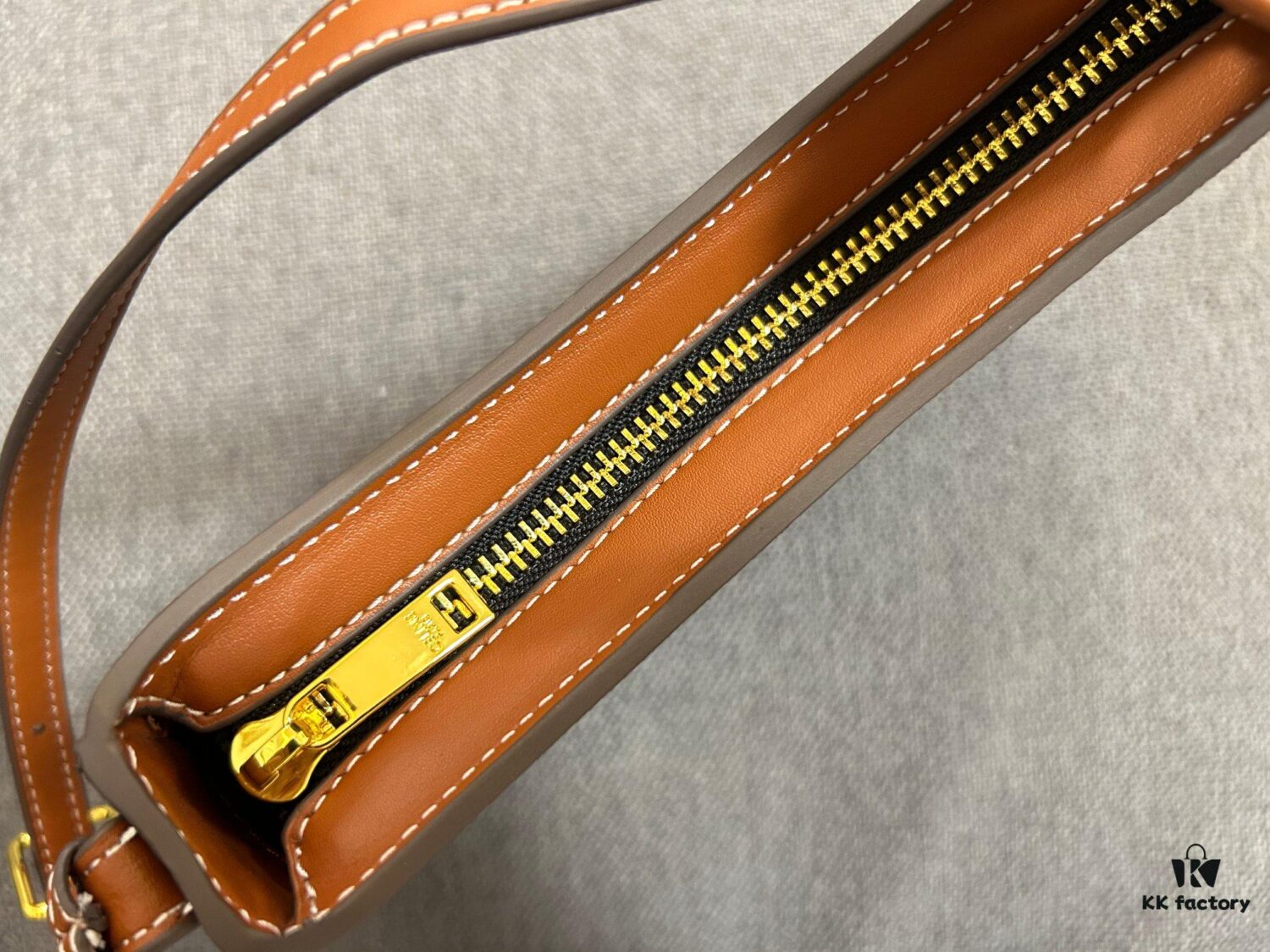 6930abfc6e68136f4d9acdc8 CELINE Triumph Arch TILLY Logo-Print Leather Handbag