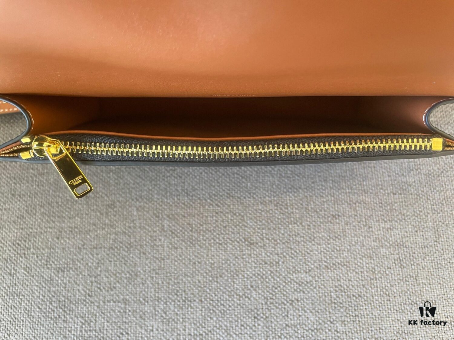 6930ac056e68136f4d9acdd8 CELINE Envelope Bag – Snap Closure Tri-Compartment Design, Everyday Versatile Essential