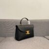6930ac276e68136f4d9ace11 New Arrival A CELINE Arc de Triomphe Kelly Bag, New Design with Triumphal Arch Closure, Exuding Elegance
