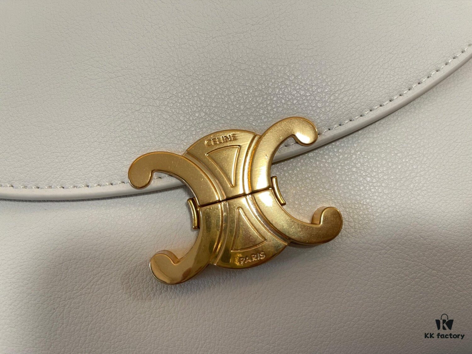 6930ac2f6e68136f4d9ace20 New Arrival A CELINE Arc de Triomphe Kelly Bag, New Design with Triumphal Arch Closure, Exuding Elegance