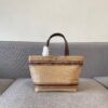 6930ac3e6e68136f4d9ace37 New Arrival CELINE 24's New Woven Tote Bag - Mini Leather Trim, Color-Blocked Logo Closure, Handheld, Shoulder & Crossbody Wear