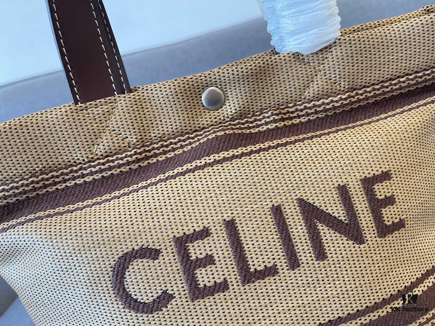 6930ac416e68136f4d9ace39 New Arrival CELINE 24's New Woven Tote Bag - Mini Leather Trim, Color-Blocked Logo Closure, Handheld, Shoulder & Crossbody Wear