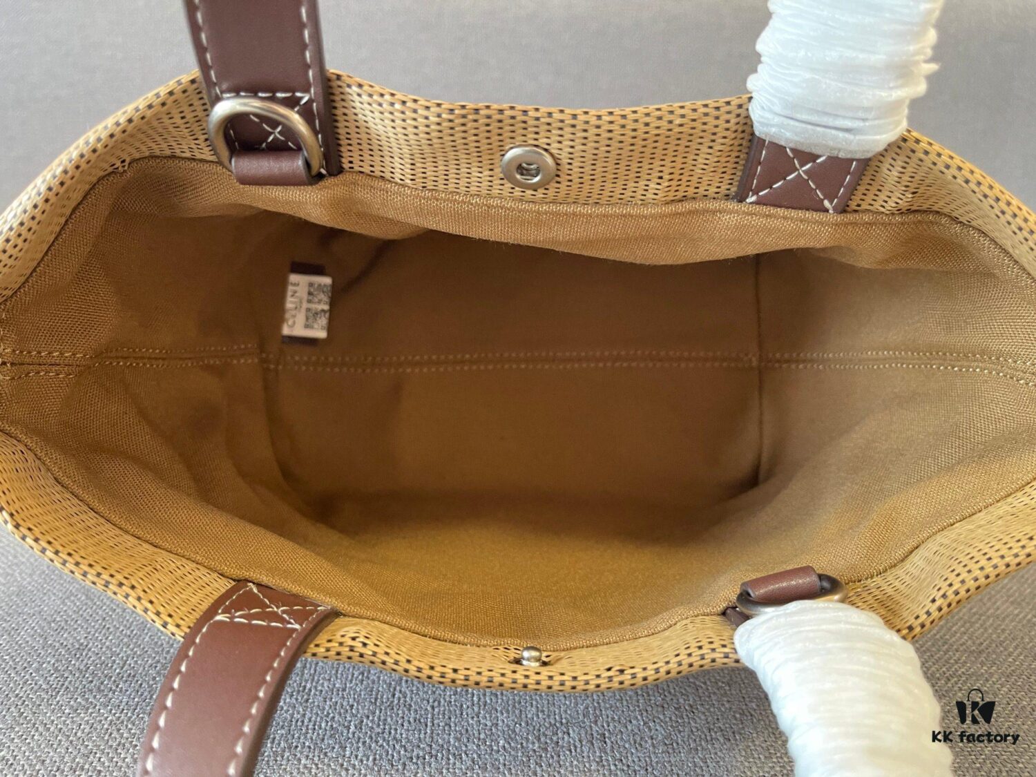6930ac426e68136f4d9ace3a New Arrival CELINE 24's New Woven Tote Bag - Mini Leather Trim, Color-Blocked Logo Closure, Handheld, Shoulder & Crossbody Wear