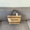 6930ac426e68136f4d9ace3b New Arrival CELINE 24's New Woven Tote Bag - Mini Leather Trim, Color-Blocked Logo Closure, Handheld, Shoulder & Crossbody Wear