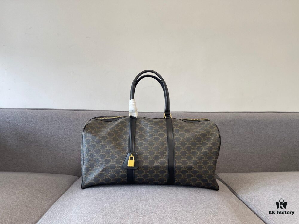 6930ac496e68136f4d9ace47 Celine Vintage Travel Bag – Timeless Archlight Monogram Design with Lightweight, Spacious Build