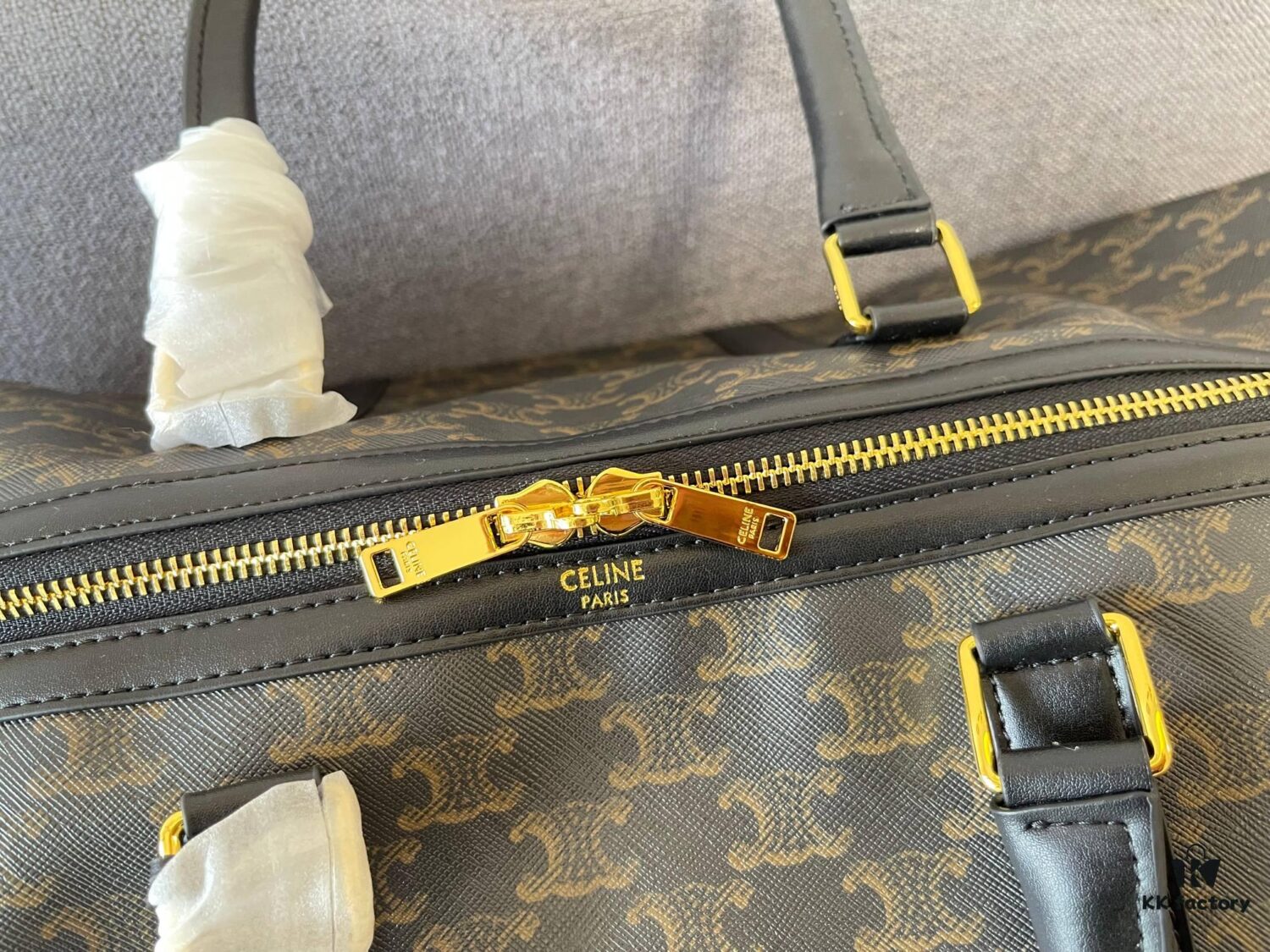 6930ac4b6e68136f4d9ace4d Celine Vintage Travel Bag – Timeless Archlight Monogram Design with Lightweight, Spacious Build
