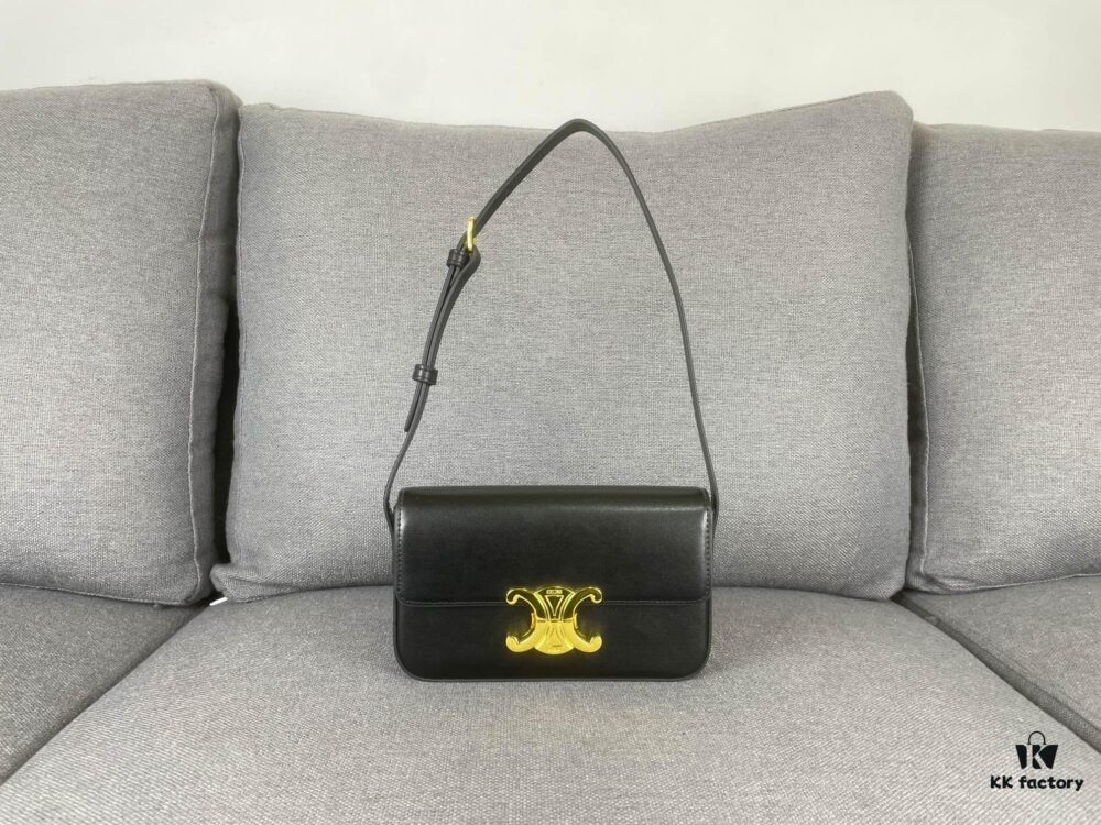 6930ac4d6e68136f4d9ace50 CELINE New Triomphe Arch of Triumph Underarm Bag, Spring-Summer Limited Edition
