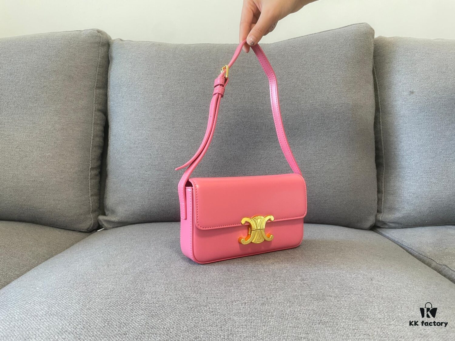 CELINE New Triomphe Archway Underarm Bag, Limited Spring-Summer Edition