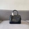 6930ac7c6e68136f4d9acea0 Celine Arc Triomphe Small Boston Pillow Bag in Leather and Fabric Materials