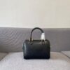 6930ac7e6e68136f4d9acea1 Celine Arc Triomphe Small Boston Pillow Bag in Leather and Fabric Materials
