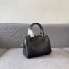 6930ac806e68136f4d9acea5 Celine Arc Triomphe Small Boston Pillow Bag in Leather and Fabric Materials