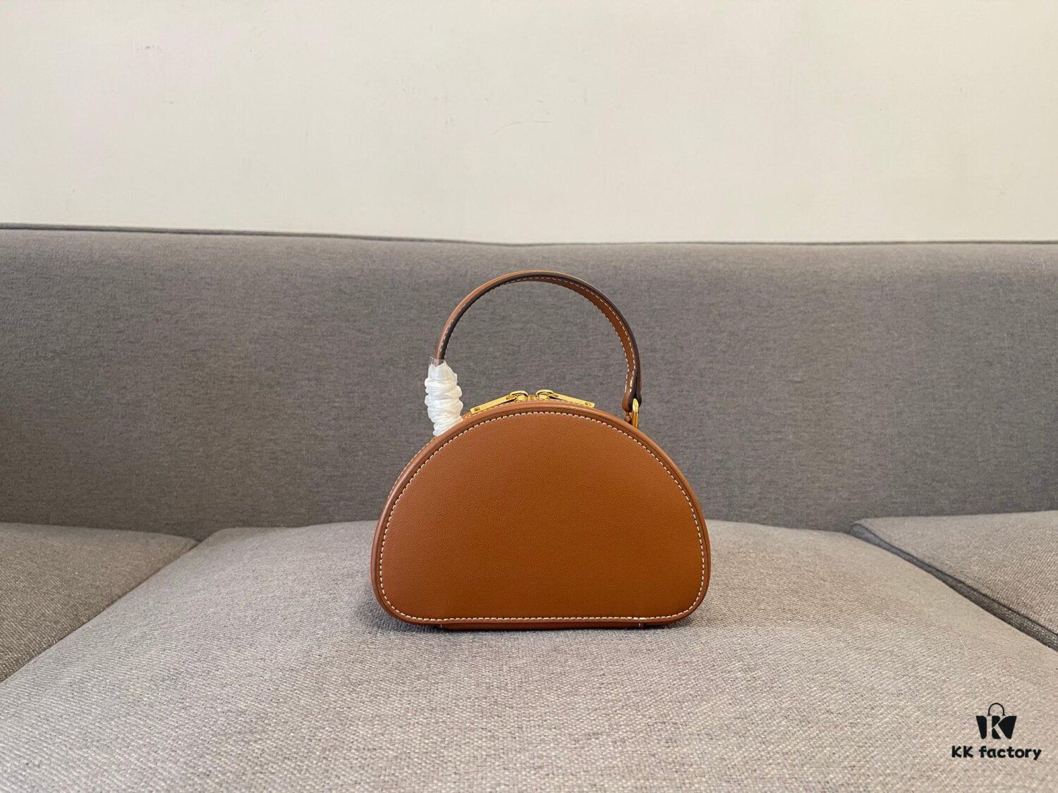 Celine New Logo Print Half-Moon Mini Bag